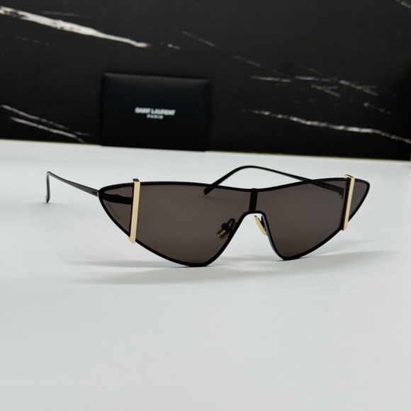 NEW SL536 001 SAINT LAURENT WOMEN BLACK SL 536 001 SAINT LAURENT SUNGLASSES - Picture 5 of 10